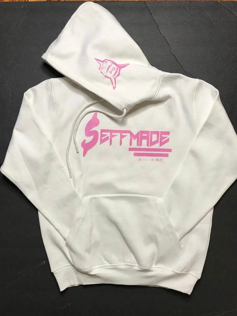 Off-White & Pink Seffmade Hoodie - Seffmade