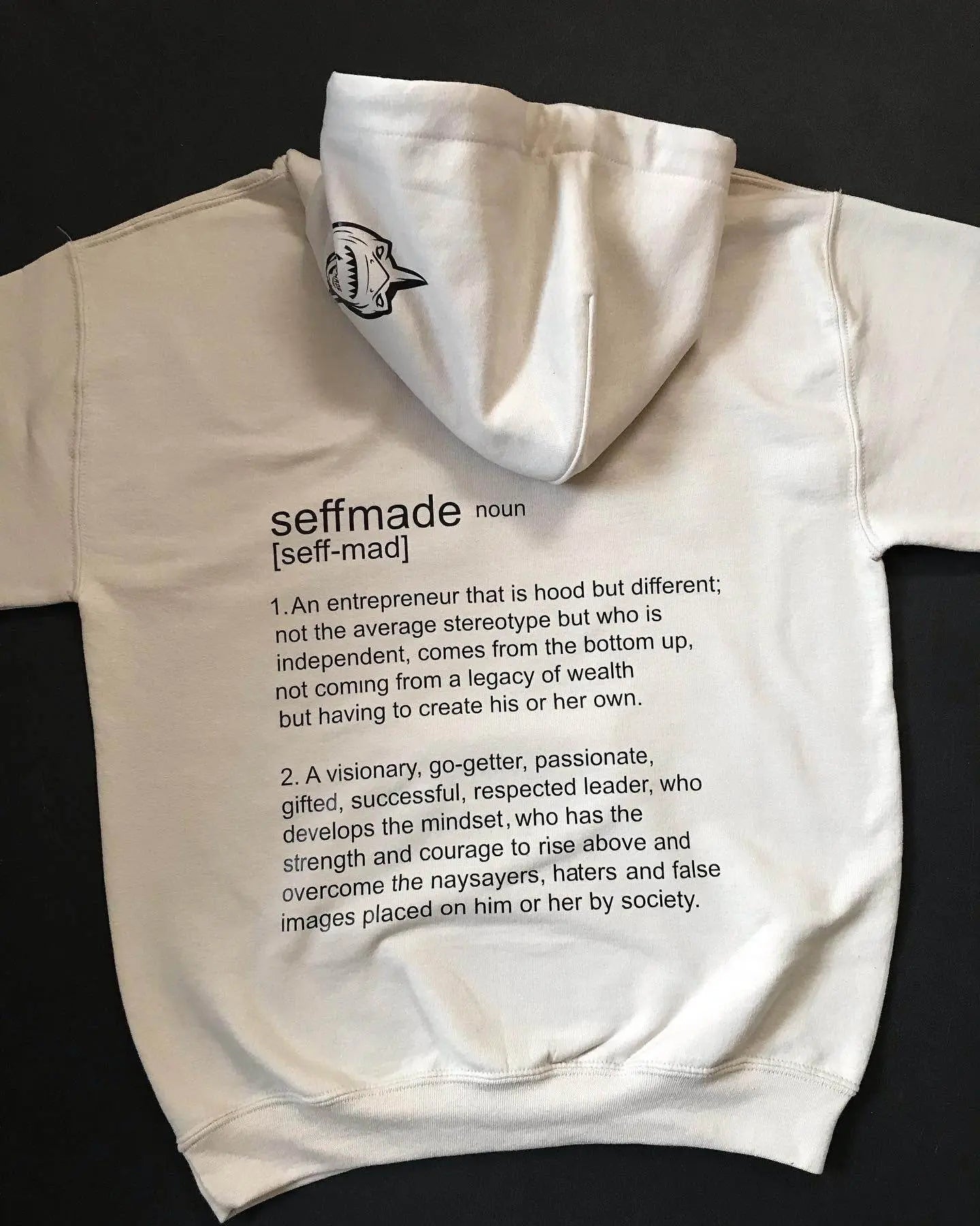 Seffmade Sand & Black 3D Puff Definition Hoodie - Seffmade