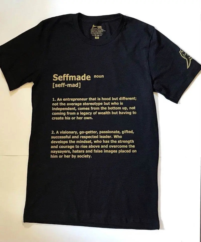Men's Black Seffmade Definition T-Shirt - Seffmade