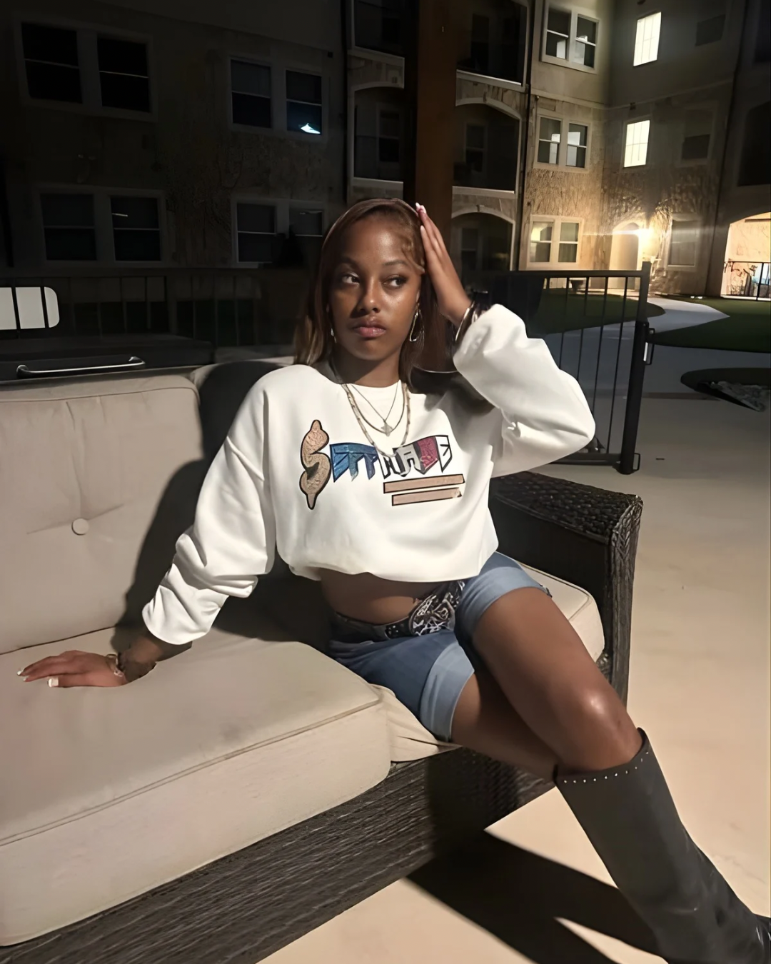 Seffmade Glitter Multicolor Sweatshirt - Seffmade