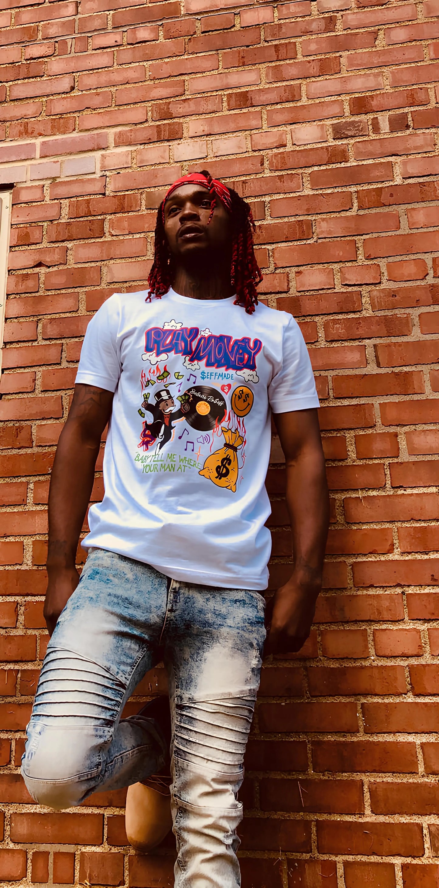 Play Money White Unisex T-shirt Seffmade