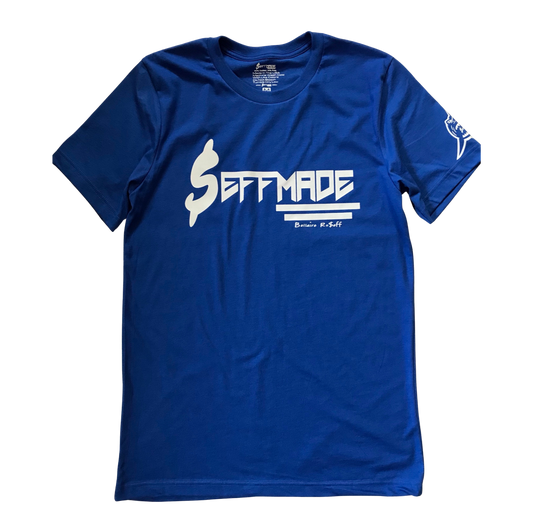 seffmade royal blue unisex t-shirt front view